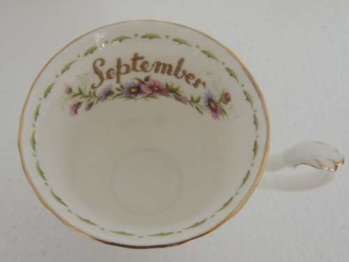 Royal Albert Flower Of The Month Cup - `September`