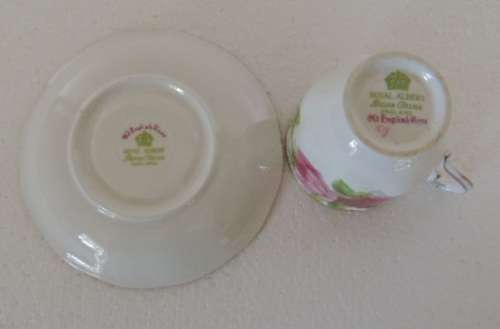 Royal Albert Coffee Duo - `Old English Rose`