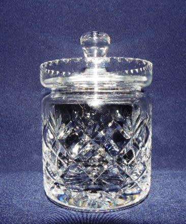 Cut Crystal Jam Pot