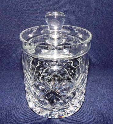 Cut Crystal Jam Pot