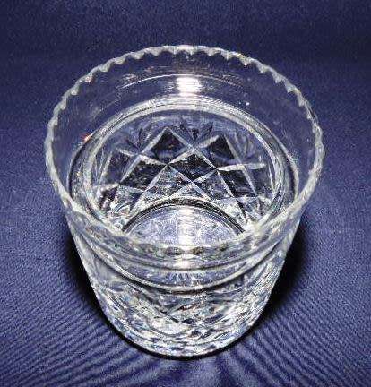 Cut Crystal Jam Pot