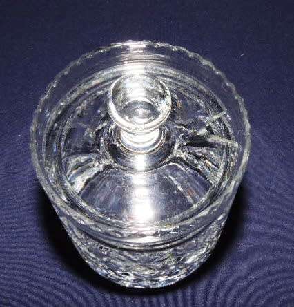 Cut Crystal Jam Pot