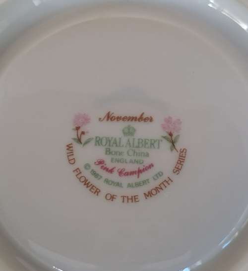 Royal Albert Wild Flower Of The Month Duo - November