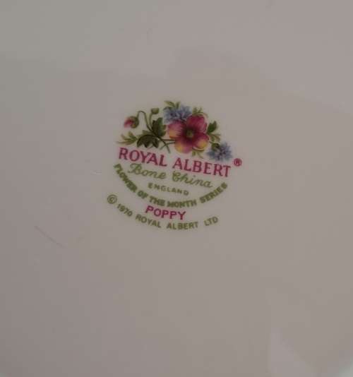 Royal Albert Flower of the Month Side Plate - August