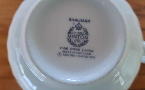 Minton Shalimar Trios - Six  reserved for sallysunshine