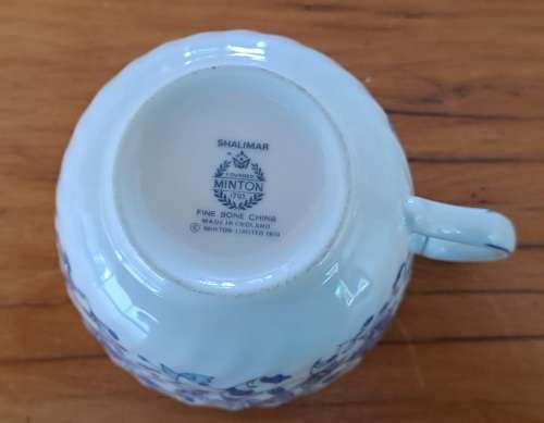 Minton Shalimar Trios - Six  reserved for sallysunshine