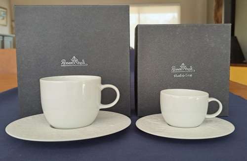 Rosenthal `The Magic Flute` Espresso duo and Tea duo