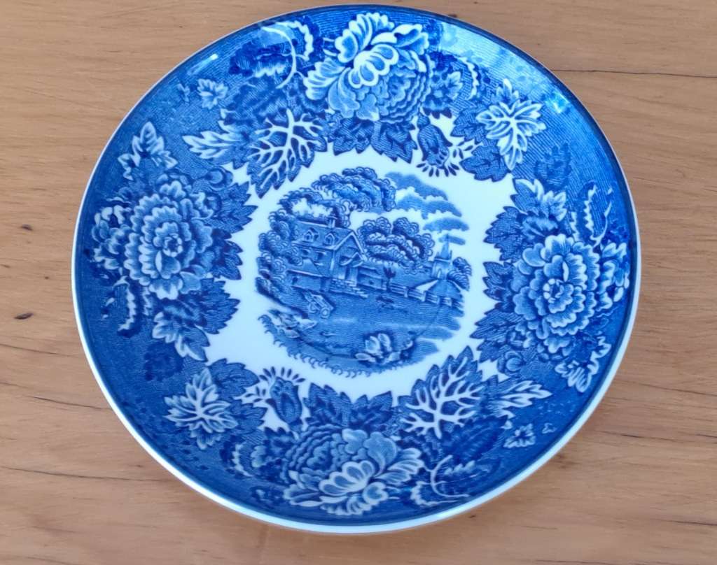 Woodsware English Scenery Cup and Saucer RESERVED FOR WOLFGANG