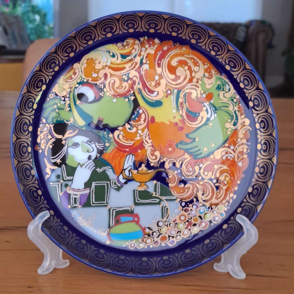 Rosenthal Bjorn Wiinblad Plate - Aladdin and the Magic Lamp