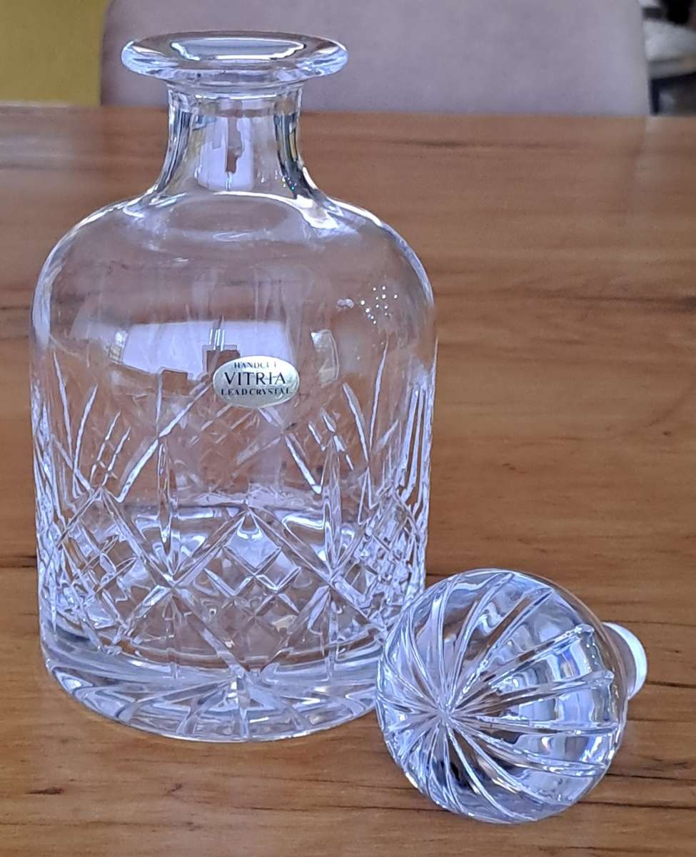Vitria Cut Crystal Decanter
