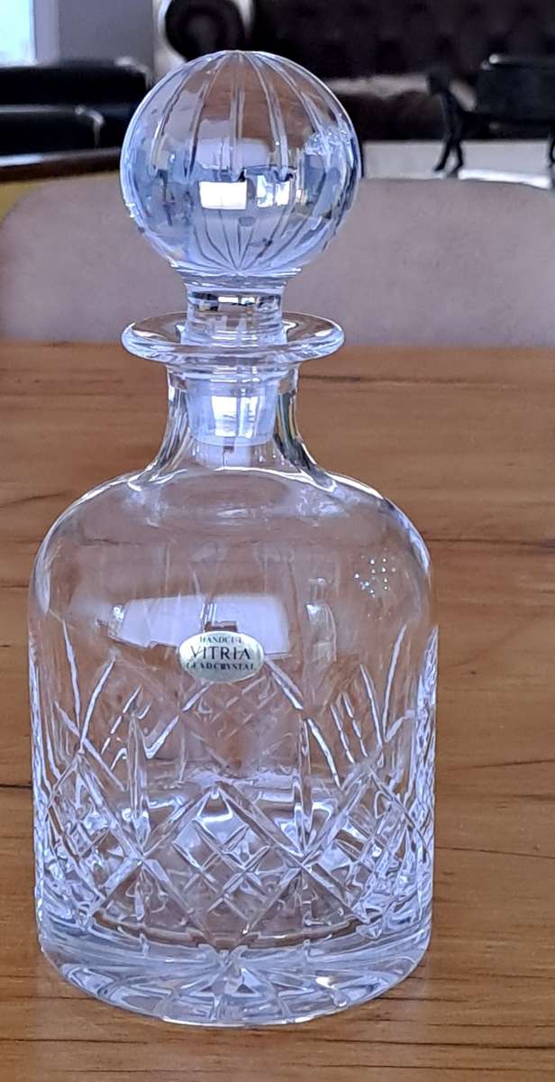 Vitria Cut Crystal Decanter