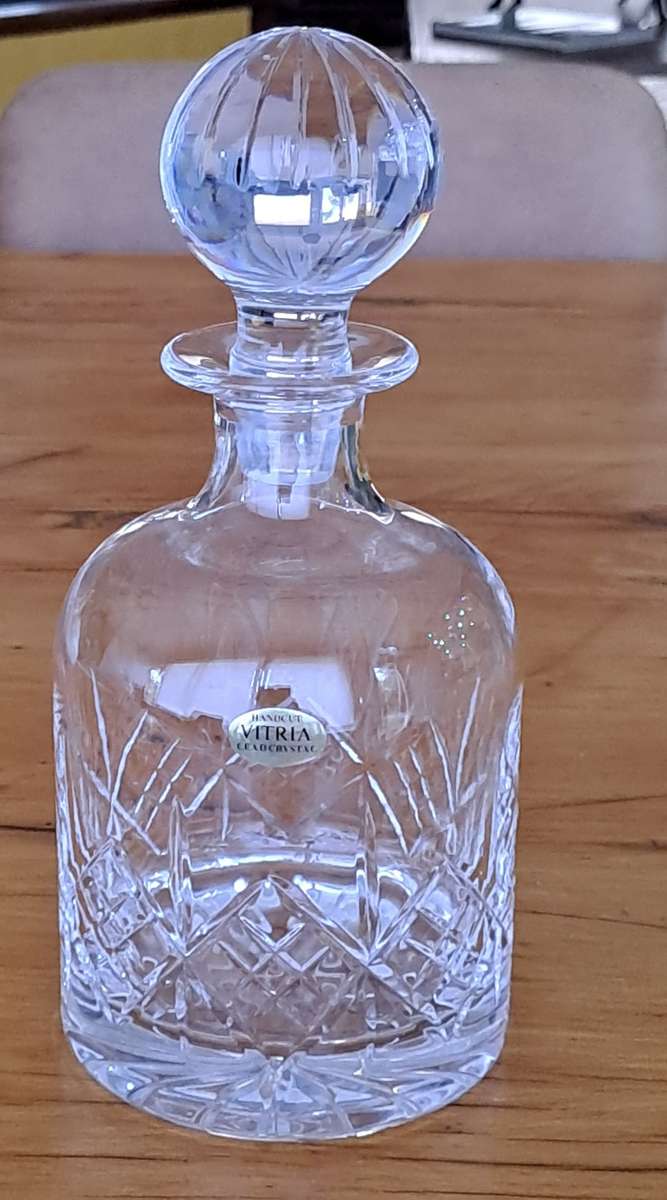 Vitria Cut Crystal Decanter
