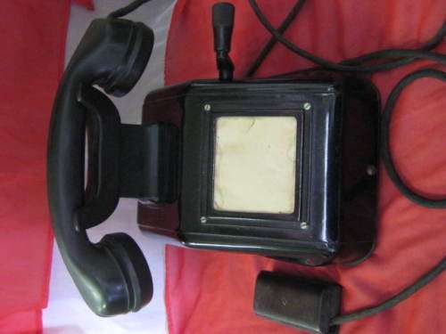 OLD CRANKCASE TELEPHONE POST1950