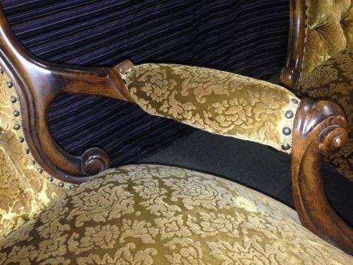 ANTIQUE GRANDMA AND GRANDPA CHAIRS (HIS AND HERS) SET