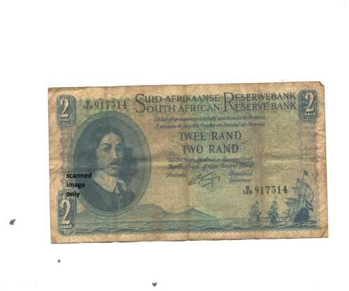 TWO RAND BANK NOTE SIGNED  BY G. RISSIK