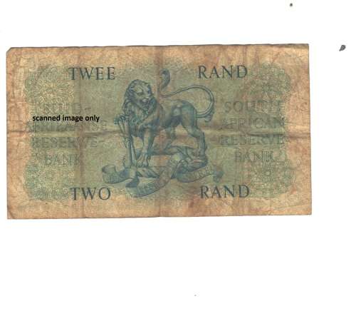 TWO RAND BANK NOTE SIGNED  BY G. RISSIK