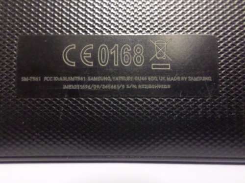 SAMSUNG TAB E MODEL- SM-T561