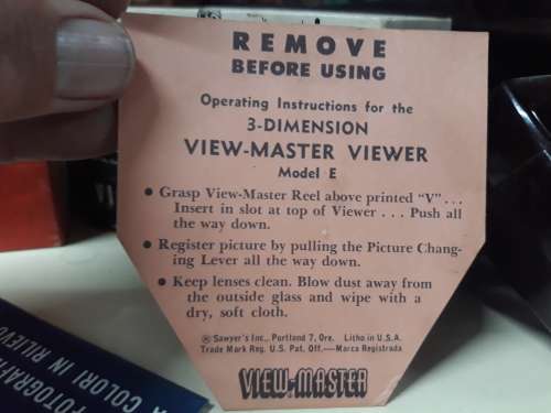 VIEWMASTER MODEL E
