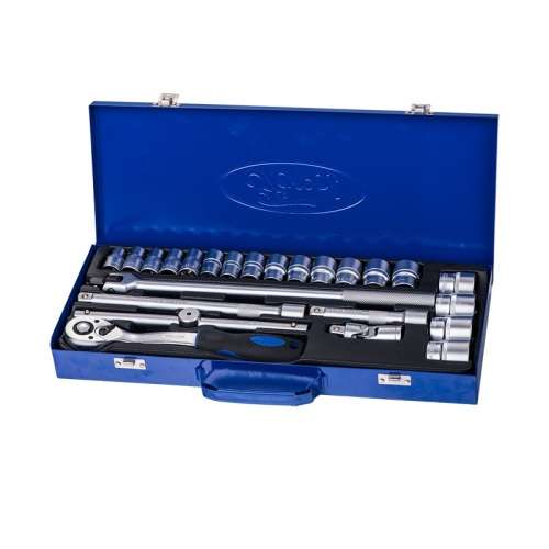 Ford Tools Ratchet & Socket Set 1/2" Drive - 24 Piece