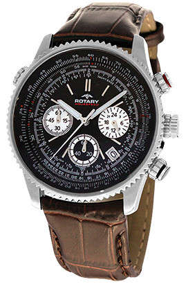 *** ROTARY AQUASPEED GENTS CHRONOGRAPH with Tachymeter  + 2 Straps **