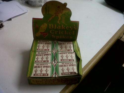 Blakeys Cricket Spikes- Screw in. Box of dozen
