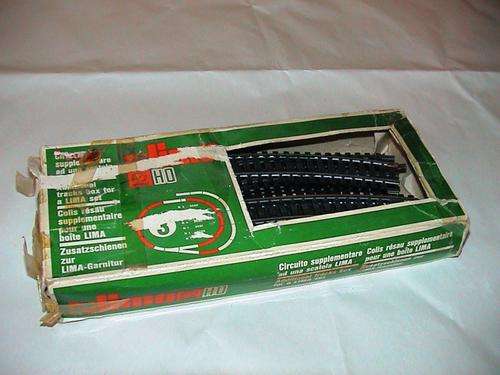 LIMA HO GAUGE N/3030 CURVED TRACK X 10 IN GOOD CONDITION