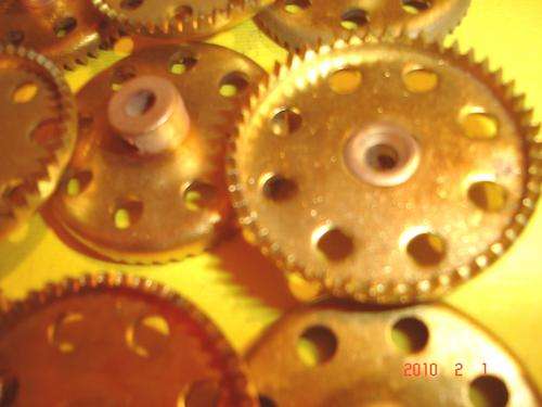 MECCANO 12 X # 28 - 1½ " CONTRATE WHEE 50 TEETH  MANUFACTURED BY MECCANO LTD IN EXCELLENT CONDITION.