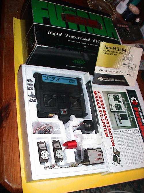 FUTABA RADIO CONTROL 2 CHANNEL IN EXCELLENT CONDITION.