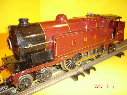 HORNBY O GAUGE E 220 TANK LOCO LMS 20 VOLT ELECTRICAL. IN EXCELLENT CONDITION.