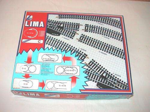 LIMA HO GAUGE SET 404012C TRACKS AND POINTS IN EXCELLENT CONDITION