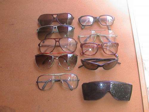 GLASSES COLLECTION ASORTED EARLY COLLECTION AS IS WHAT YOU SEE IS WHAT YOU GET.