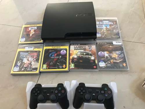PS3 Slimline with 320GB HDD and Wireless controllers
