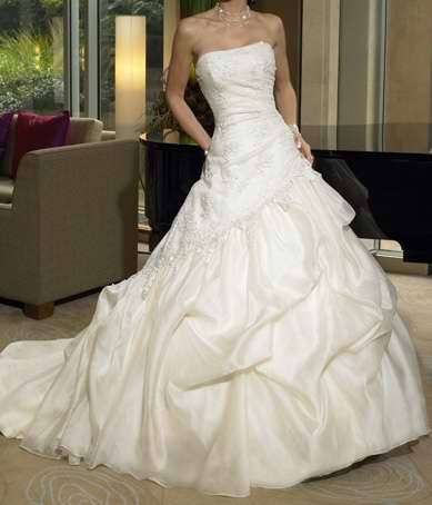 Brand new custom made wedding dress / bridal gown (07jmhs051) - Get veil for free