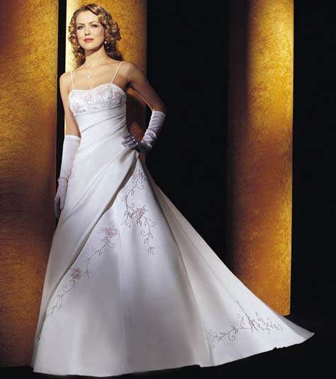 Brand new custome made wedding dress / bridal gown (08tld04)