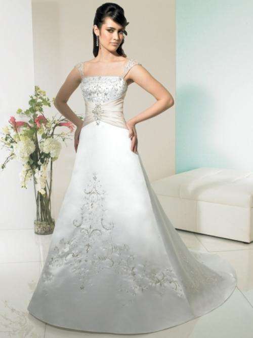 WEDDING DRESS (09jmhs006) - Get veil for free!