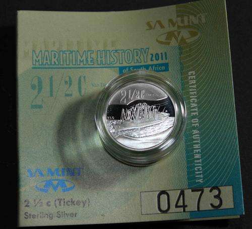 2011 PROOF SILVER TICKEY