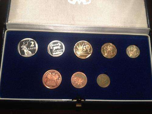 1991 PROOF COIN SET IN SAM BOX.