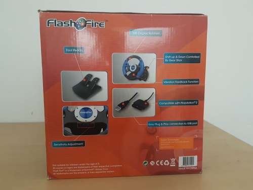 FlashFire 3 in 1 Gaming Steering Wheel