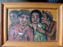 Kenneth Baker Painting 35cm x 23cm