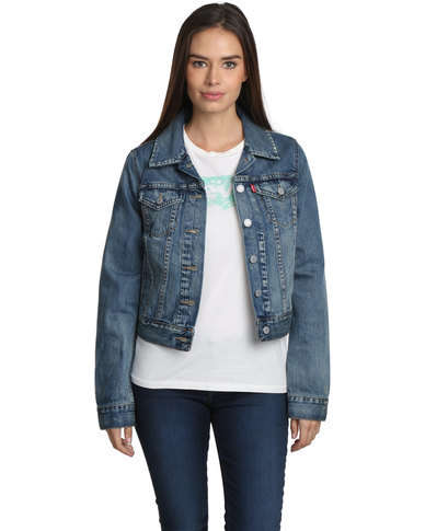 LEVI'S AUTHENTIC TRUCKER JACKET LADIES - LARGE