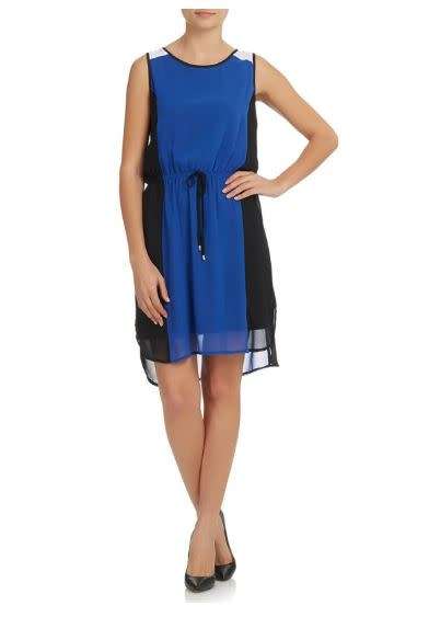 SLEEVELESS COLOUR BLOCK DRESS - STYLE REPUBLIC (36)