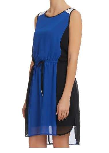SLEEVELESS COLOUR BLOCK DRESS - STYLE REPUBLIC (36)