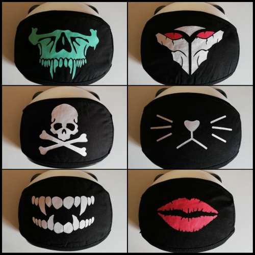 3 x FUNKY MASKS - ADULT SIZE (Choose designs after auction)