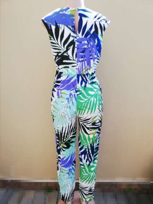 TROPICAL PRINT JUMPSUIT - AVIRATE (MEDIUM)