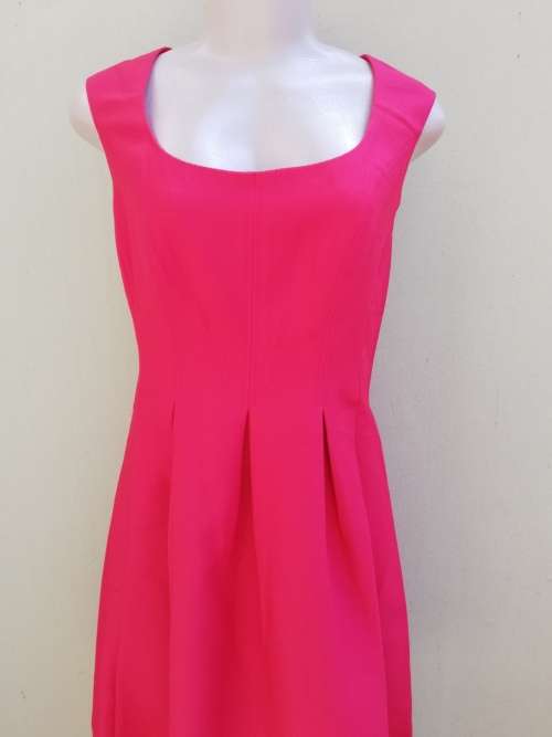 RED FIT & FLARE DRESS - 9 & CO (6)
