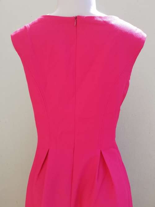 RED FIT & FLARE DRESS - 9 & CO (6)