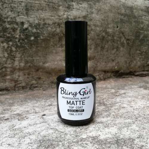 MATTE TOP COAT 15ml - Soak Off (Clear)