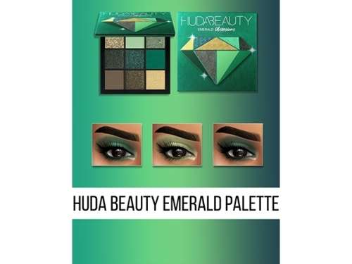HUDA BEAUTY EMERALD OBSESSIONS - EYE SHADOW PALETTE