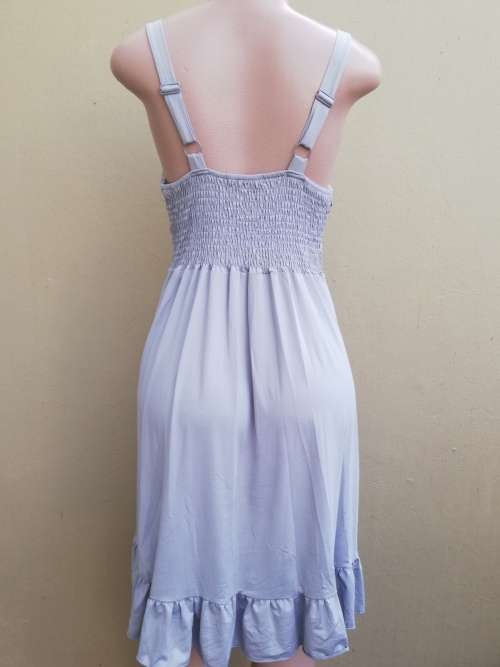 LIGHT GREY / SILVER DRESS - LARGE