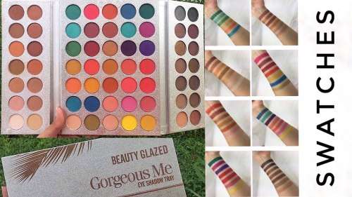 Beauty Glazed Gorgeous Me Eyeshadow Palette + Eyeshadow Brush Set